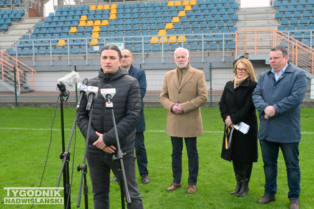 Stadionowa konferencja prezydenta Tarnobrzega