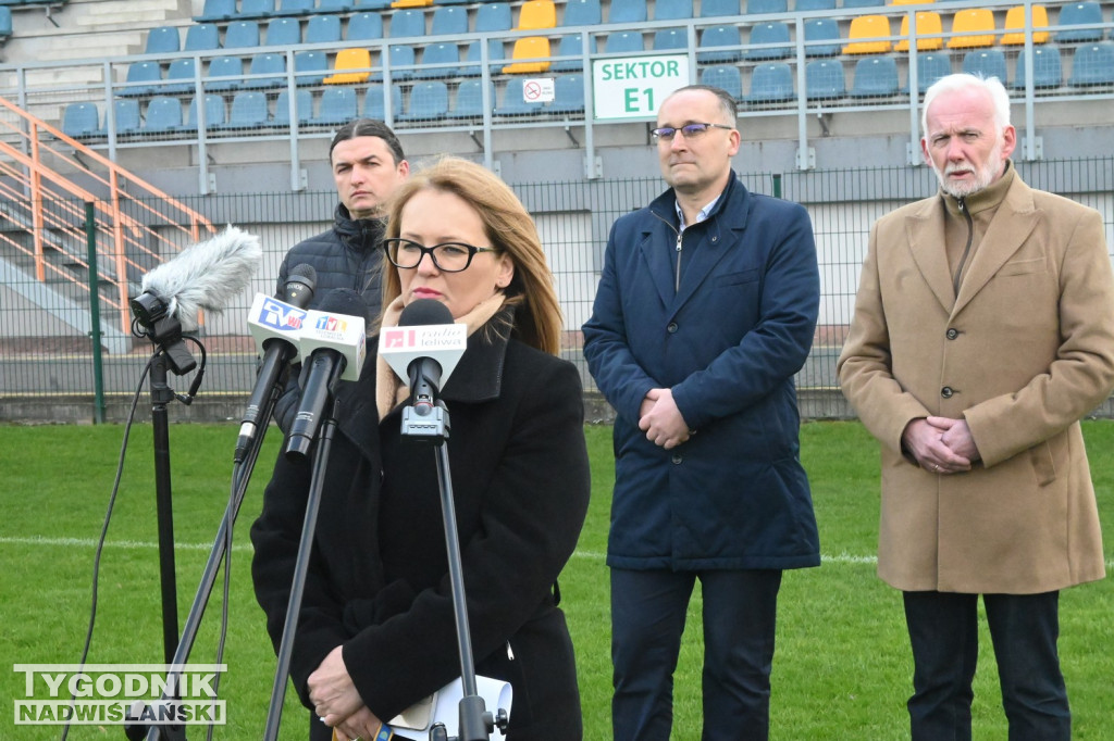 Stadionowa konferencja prezydenta Tarnobrzega