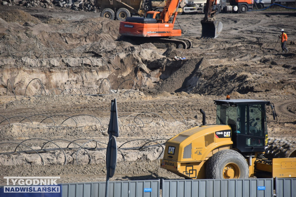 Budowa parku handlowego w Tarnobrzegu(26.03.24 r.)