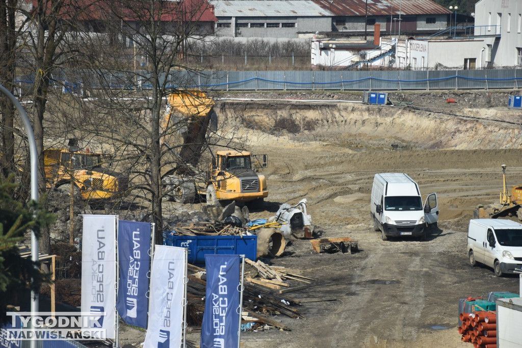 Budowa parku handlowego w Tarnobrzegu(26.03.24 r.)