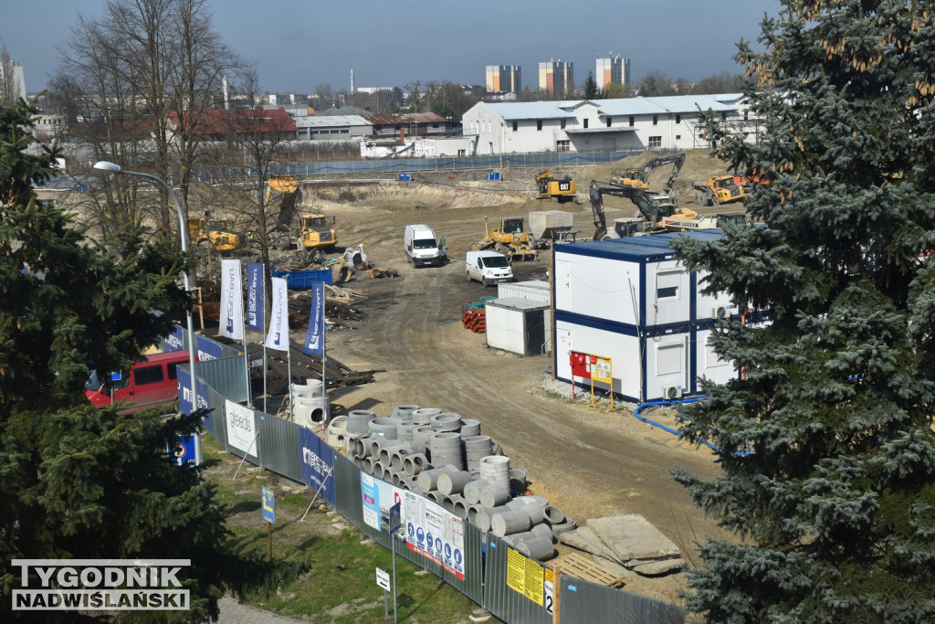 Budowa parku handlowego w Tarnobrzegu(26.03.24 r.)