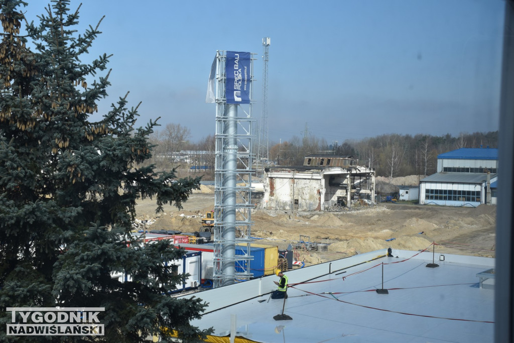 Budowa parku handlowego w Tarnobrzegu(26.03.24 r.)