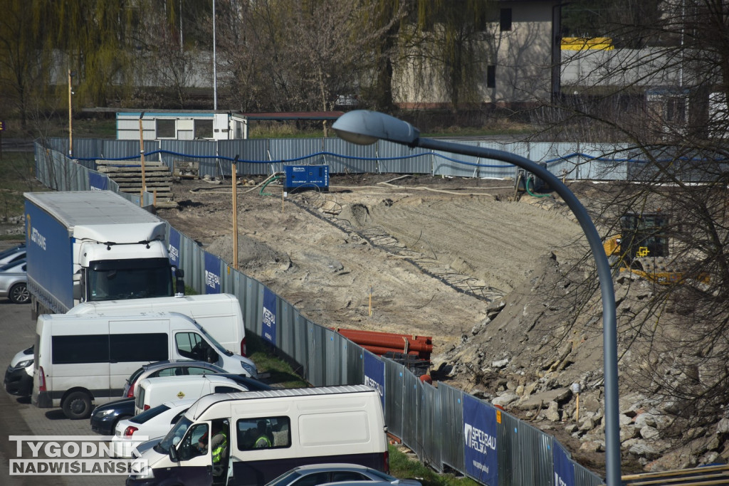 Budowa parku handlowego w Tarnobrzegu(26.03.24 r.)
