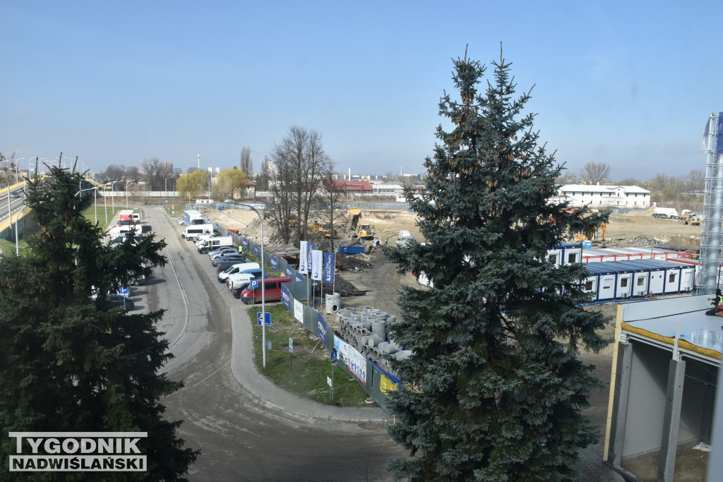 Budowa parku handlowego w Tarnobrzegu(26.03.24 r.)