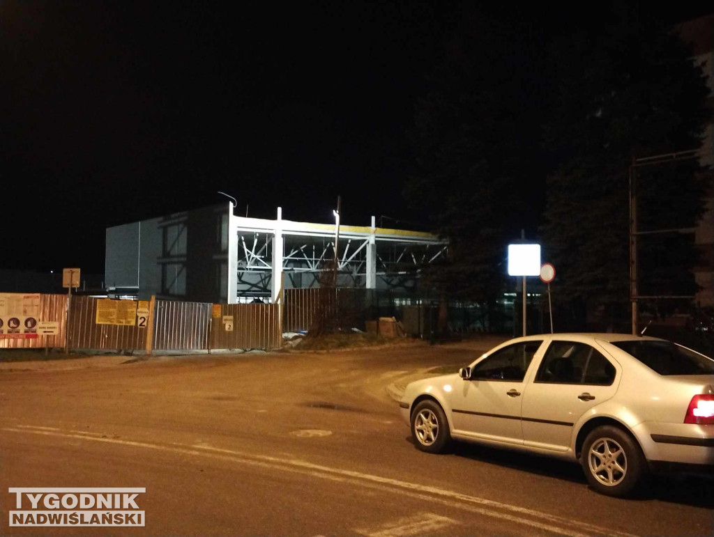 Budowa parku handlowego w Tarnobrzegu(26.03.24 r.)