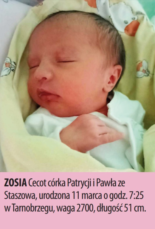 Zdjęcia dzieci urodzonych w naszych szpitalach
