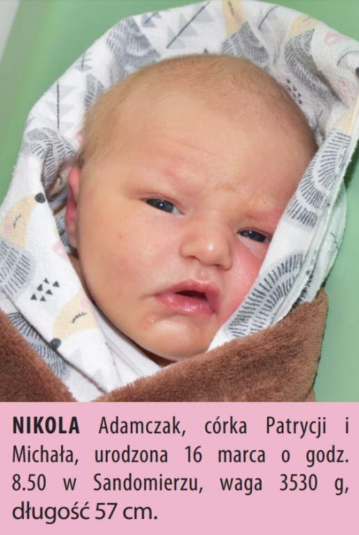 Zdjęcia dzieci urodzonych w naszych szpitalach