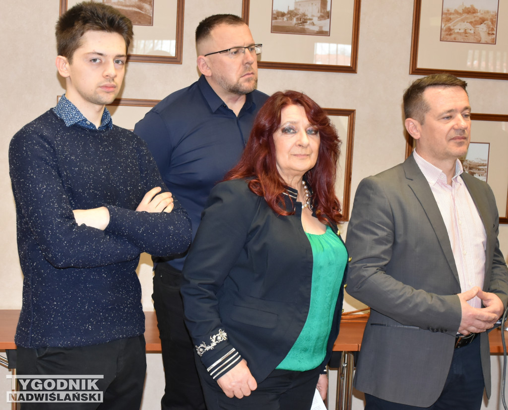 Konferencja prasowa Pawła Żerebca i jego komitetu