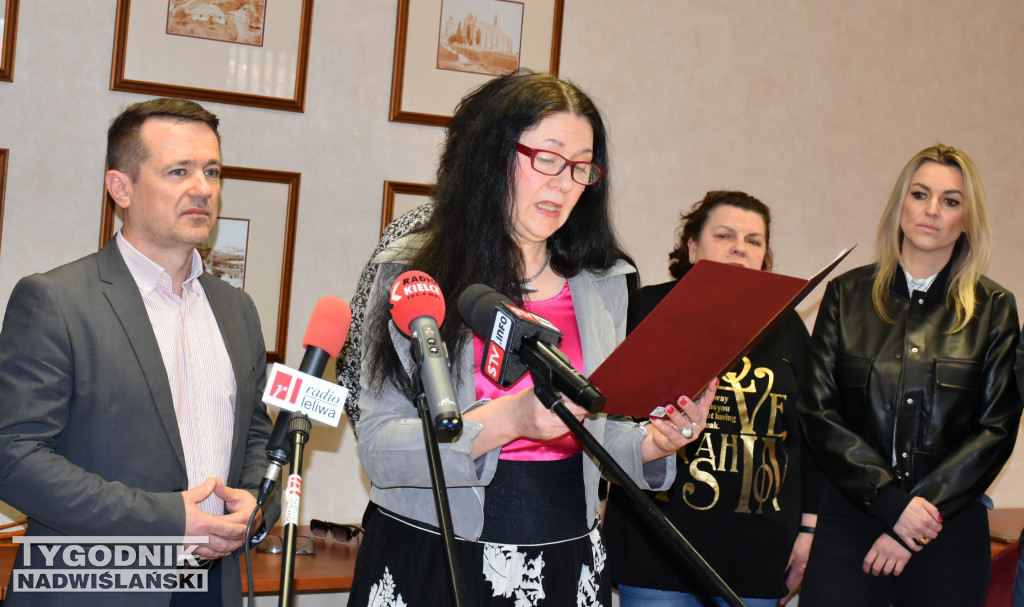 Konferencja prasowa Pawła Żerebca i jego komitetu