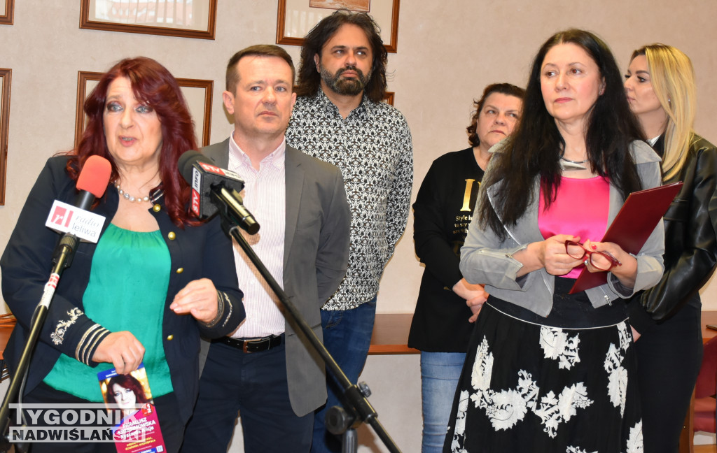 Konferencja prasowa Pawła Żerebca i jego komitetu