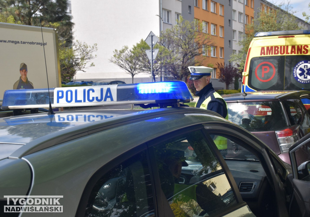 Potrącenie rowerzystki Tarnobrzeg (23.04.24 r.)