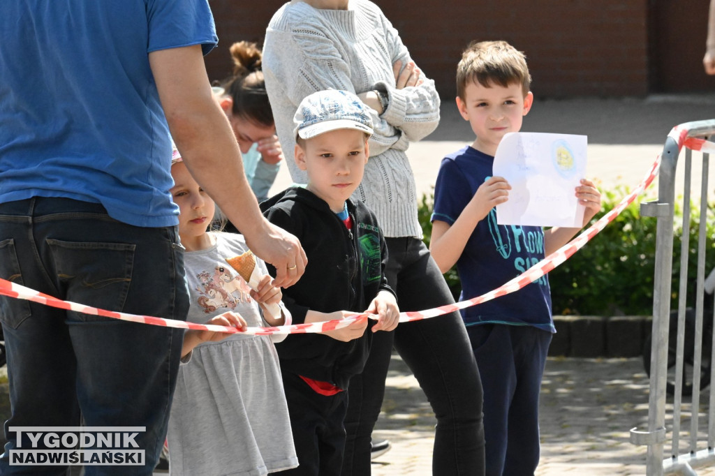 Sztafeta Przedszkolaków w czasie Biegu Siarkowca