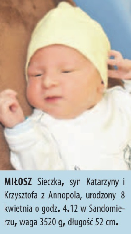 Zdjęcia dzieci urodzonych w naszych szpitalach