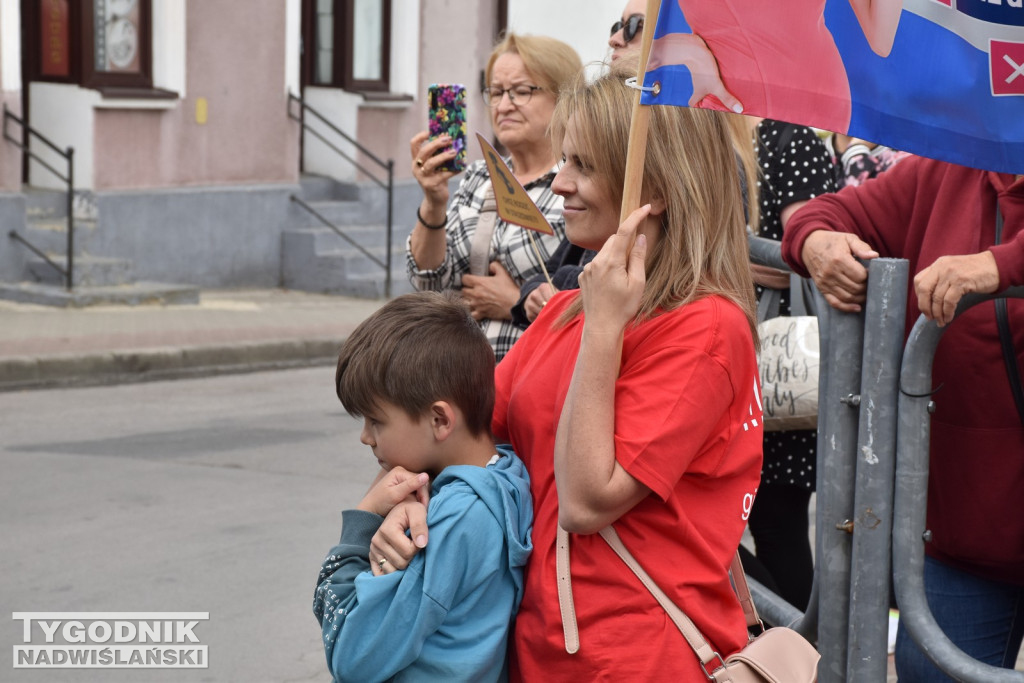 Manifestacja położnych w Staszowie