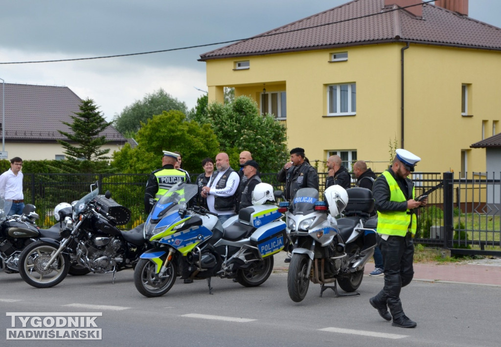 Akcja motocyklistów i policji w Tarnobrzegu