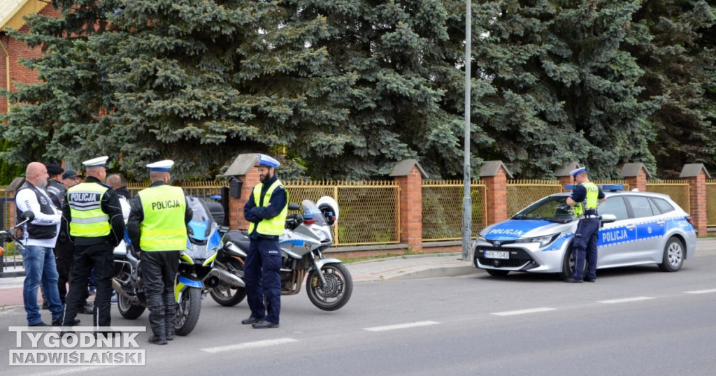 Akcja motocyklistów i policji w Tarnobrzegu