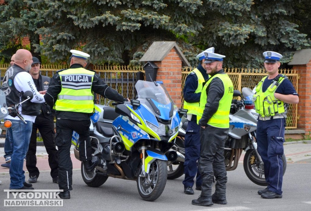 Akcja motocyklistów i policji w Tarnobrzegu