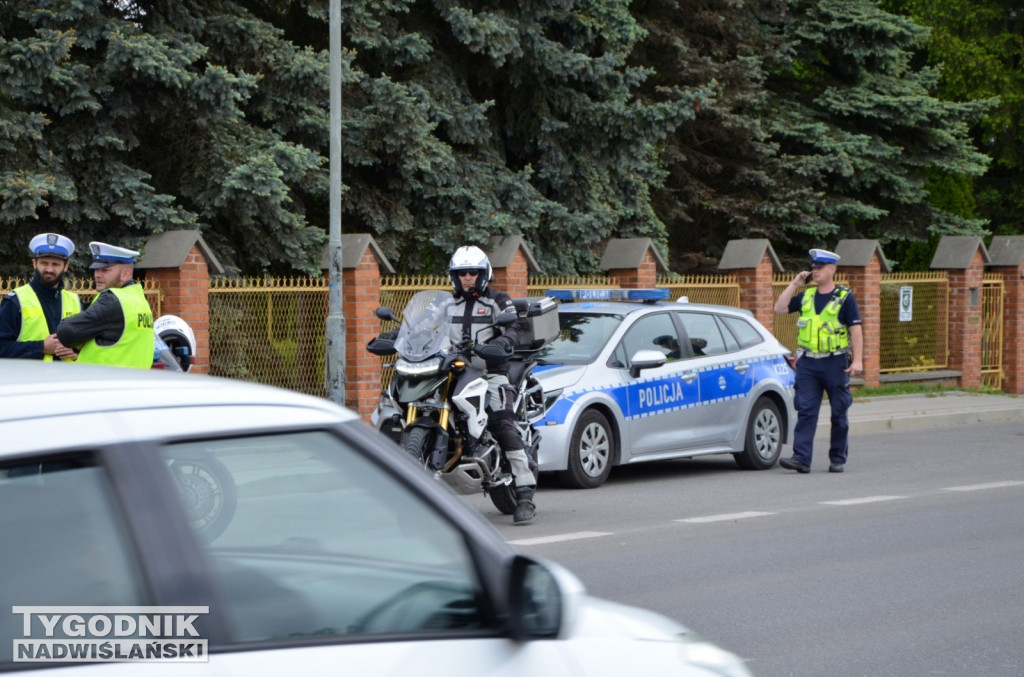 Akcja motocyklistów i policji w Tarnobrzegu