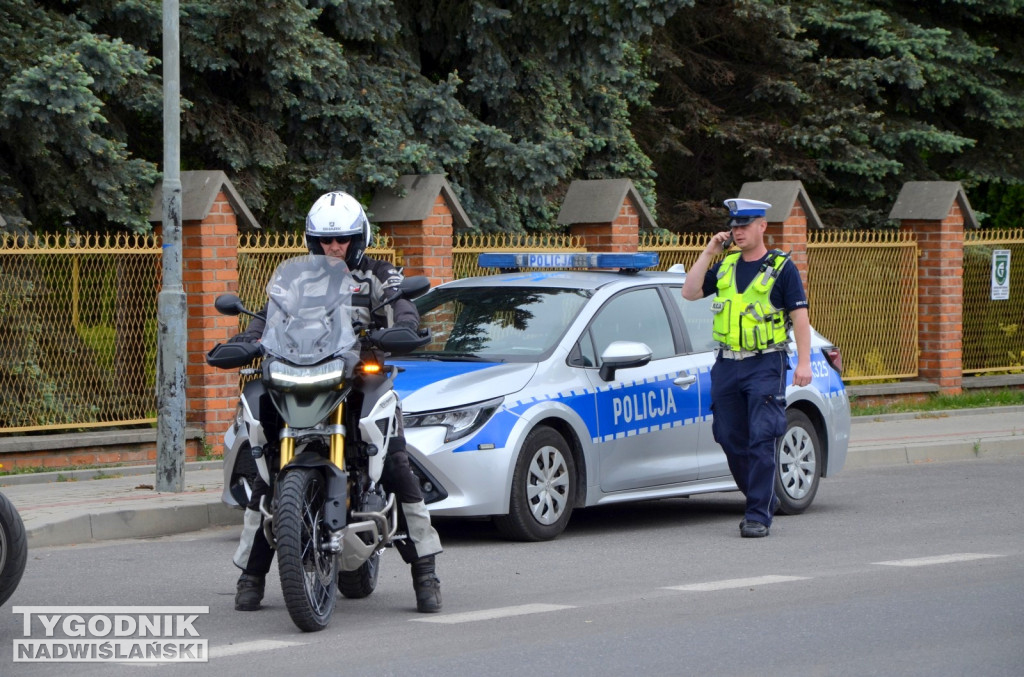 Akcja motocyklistów i policji w Tarnobrzegu