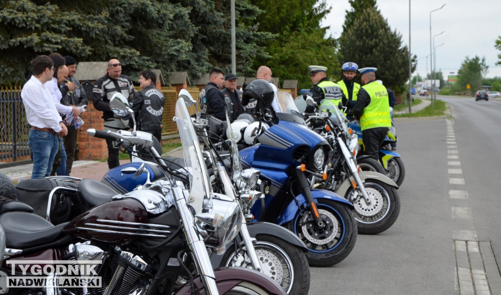 Akcja motocyklistów i policji w Tarnobrzegu