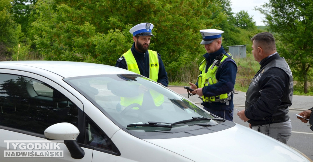 Akcja motocyklistów i policji w Tarnobrzegu