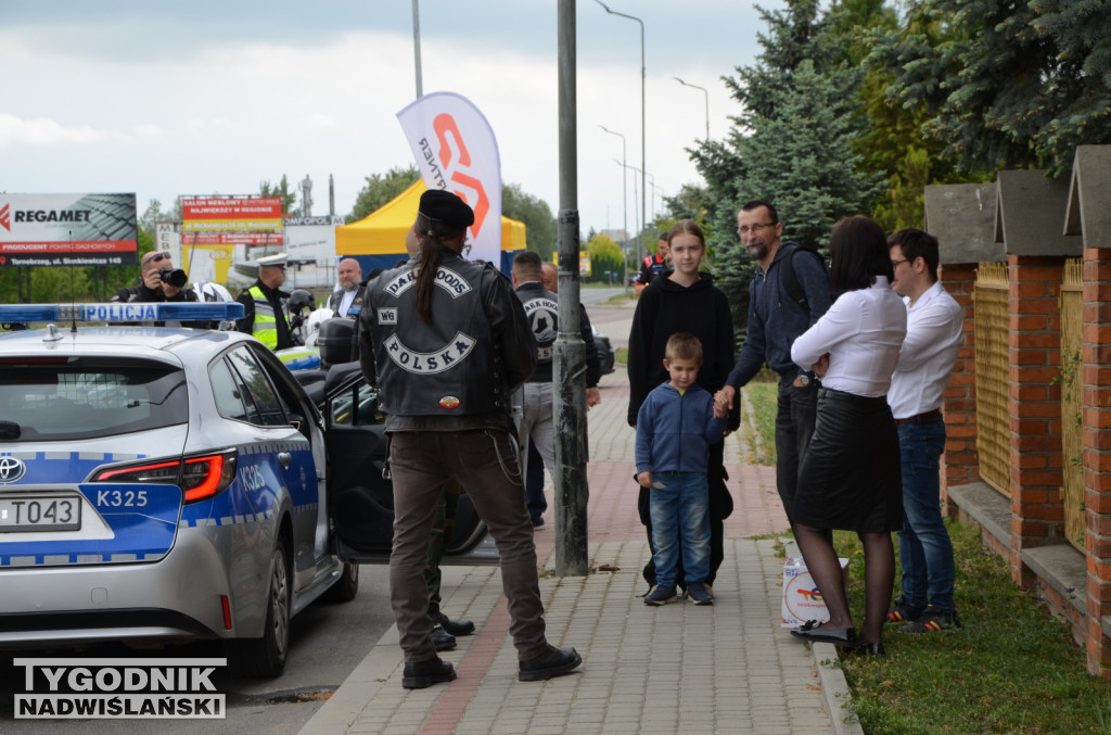 Akcja motocyklistów i policji w Tarnobrzegu