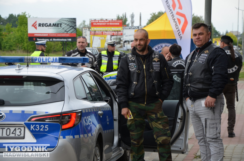 Akcja motocyklistów i policji w Tarnobrzegu