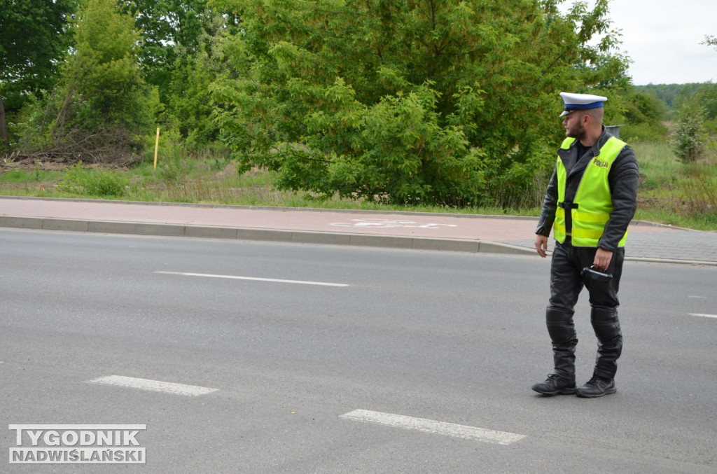 Akcja motocyklistów i policji w Tarnobrzegu