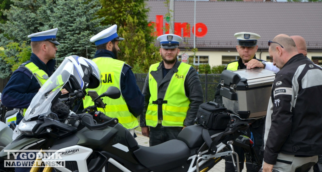 Akcja motocyklistów i policji w Tarnobrzegu