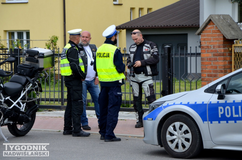 Akcja motocyklistów i policji w Tarnobrzegu