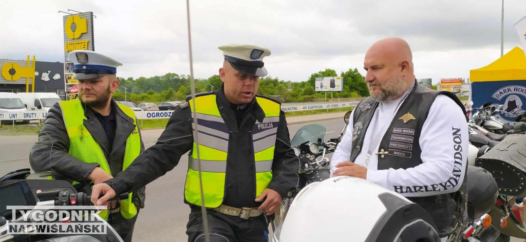 Akcja motocyklistów i policji w Tarnobrzegu