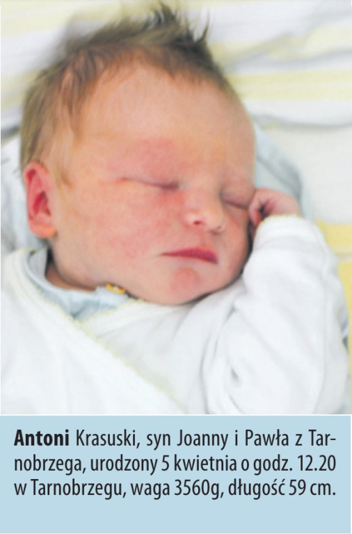 Zdjęcia dzieci urodzonych w naszych szpitalach