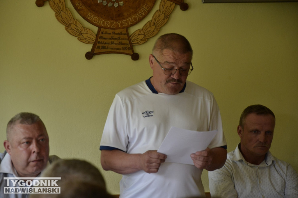 Walne zgromadzenie klubu sportowego OKS Mokrzyszów