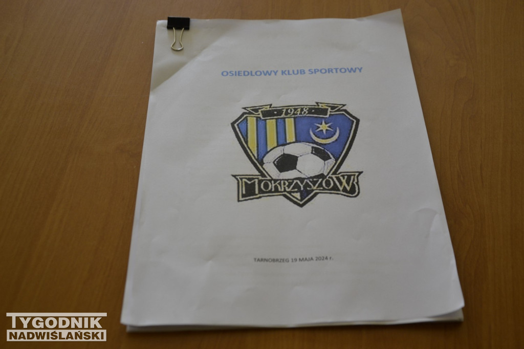 Walne zgromadzenie klubu sportowego OKS Mokrzyszów