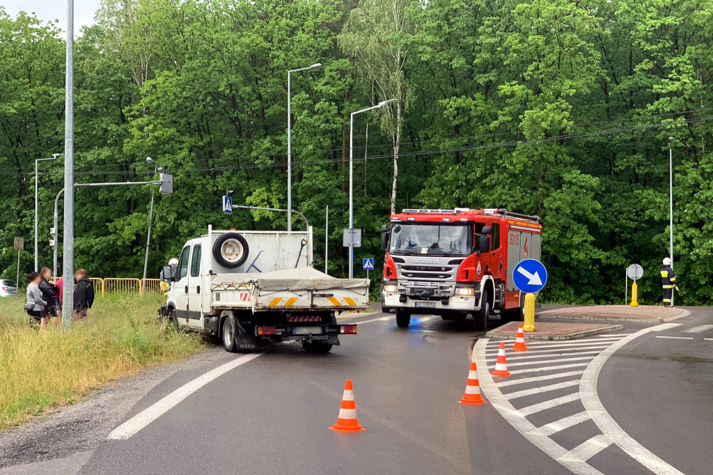 Wypadek w Nowej Dębie