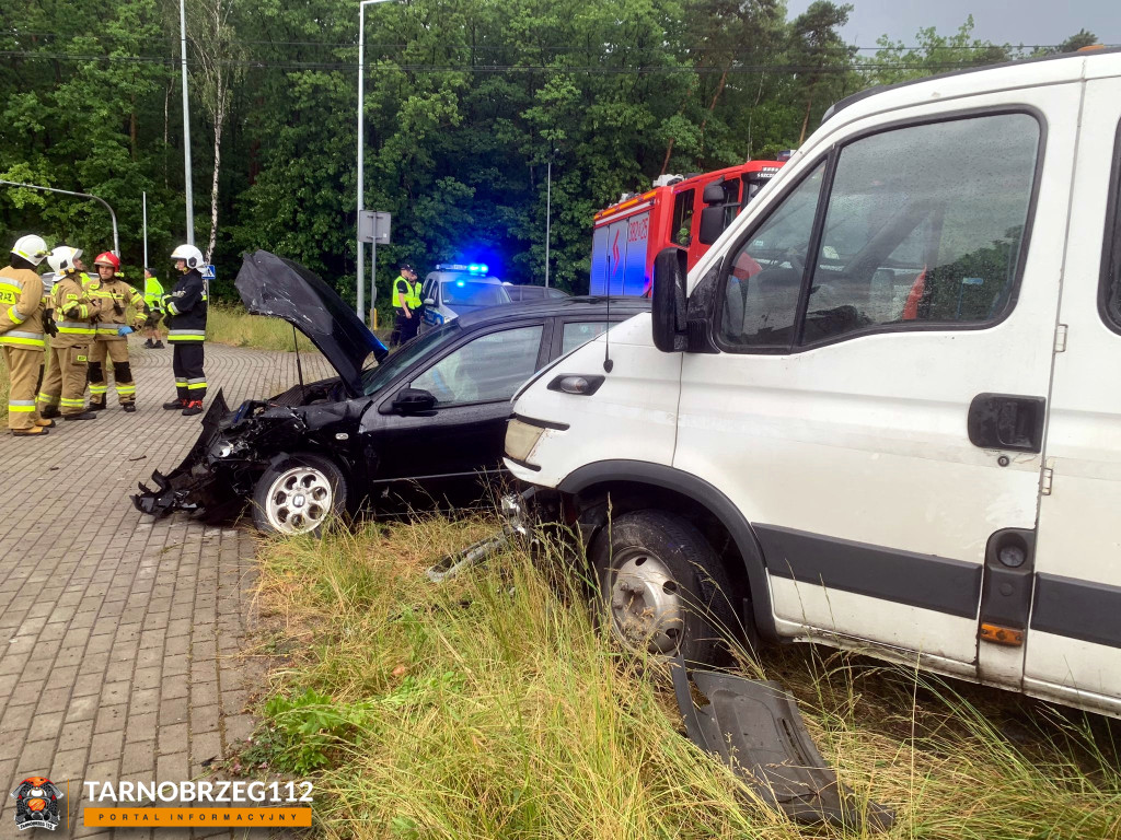 Wypadek w Nowej Dębie