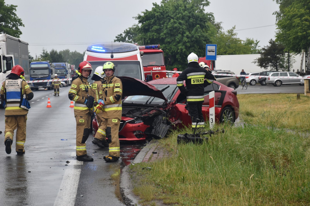 Wypadek w Nowej Dębie - 23.05.24 r.