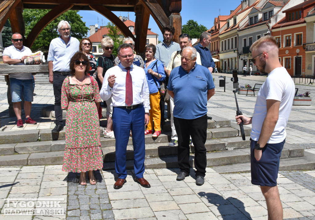 Wiceminister Andrzej Szejna w Sandomierzu