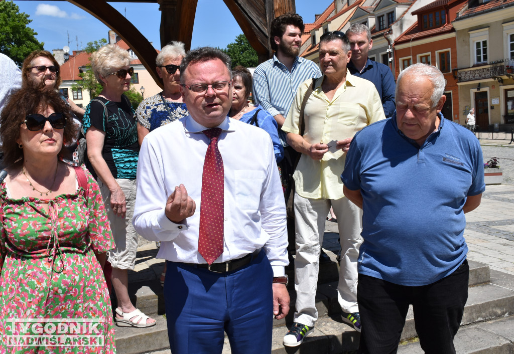 Wiceminister Andrzej Szejna w Sandomierzu