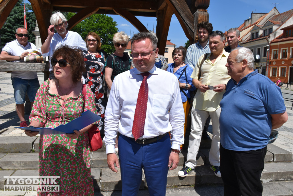 Wiceminister Andrzej Szejna w Sandomierzu