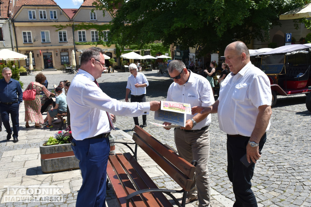 Wiceminister Andrzej Szejna w Sandomierzu