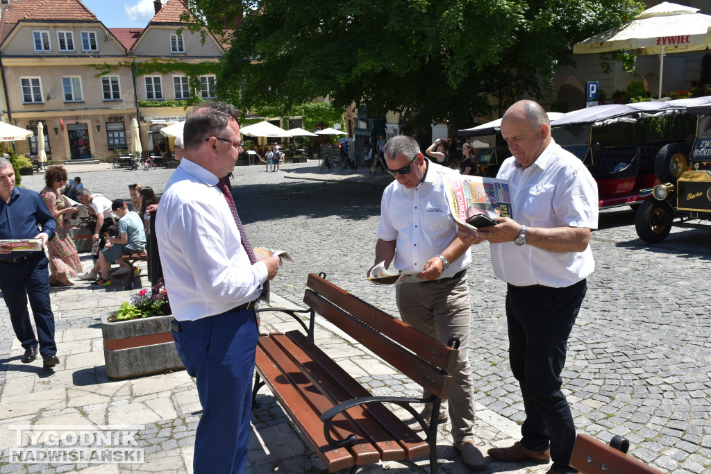 Wiceminister Andrzej Szejna w Sandomierzu