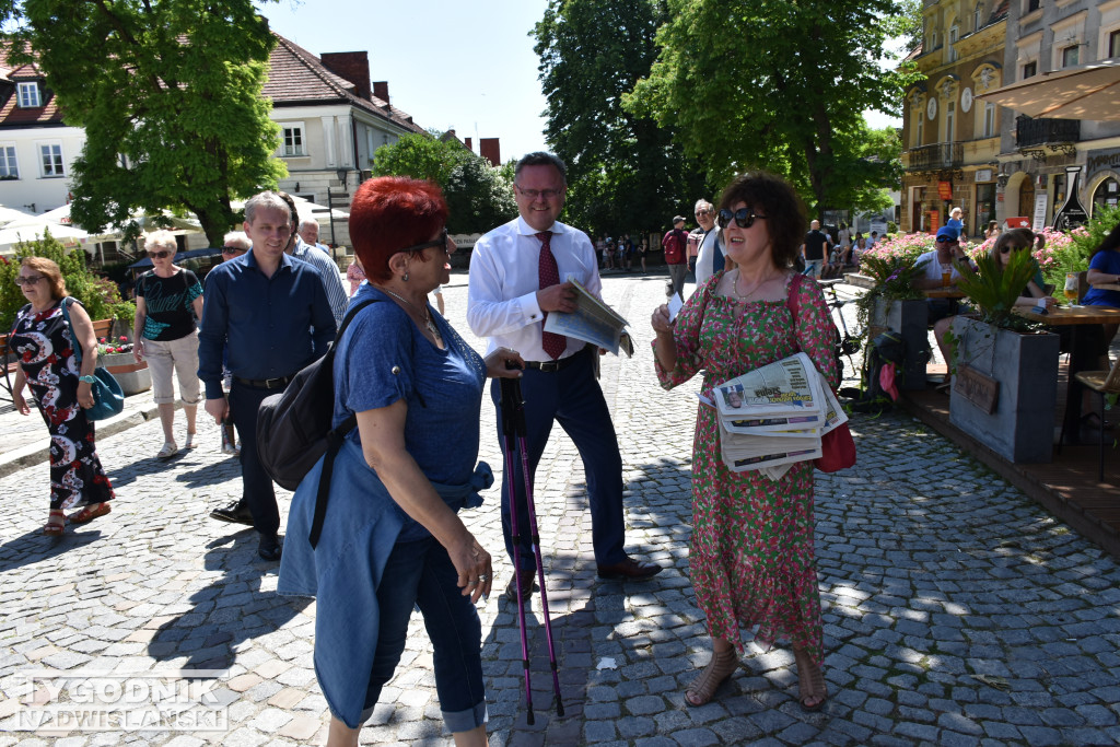 Wiceminister Andrzej Szejna w Sandomierzu