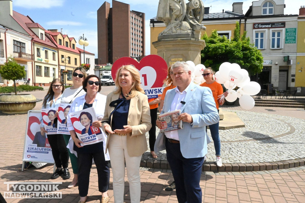 Europosłanka Elżbieta Łukacijewska w Tarnobrzegu