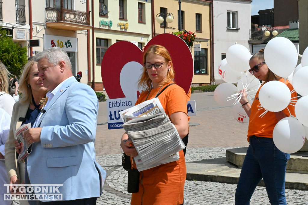 Europosłanka Elżbieta Łukacijewska w Tarnobrzegu