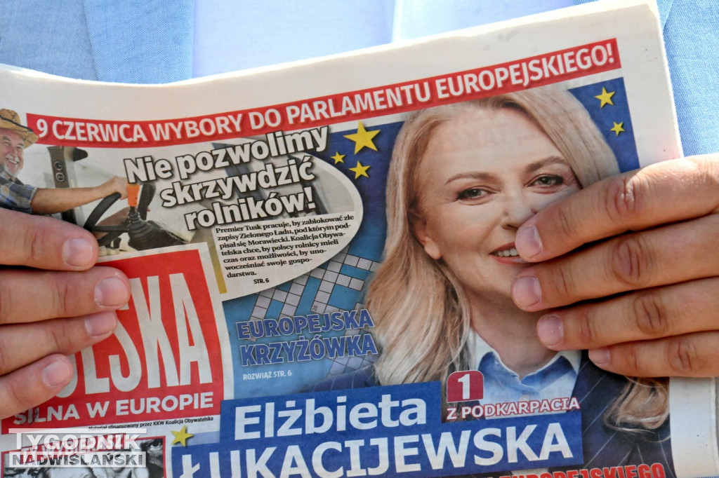 Europosłanka Elżbieta Łukacijewska w Tarnobrzegu