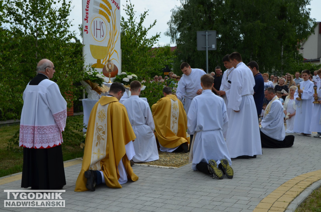 Procesja Bożego Ciała na osiedlu Dzików