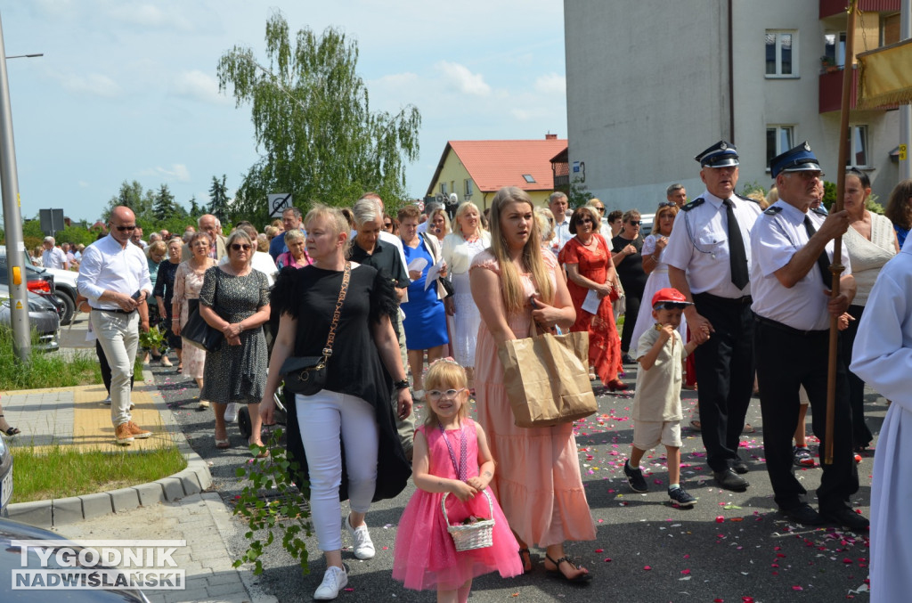 Procesja Bożego Ciała na osiedlu Dzików