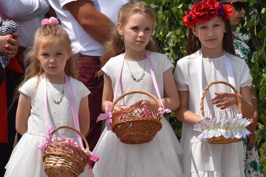 Procesja Bożego Ciała w Goźlicach w gm. Klimontów