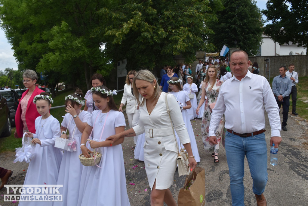 Procesja Bożego Ciała w Goźlicach w gm. Klimontów